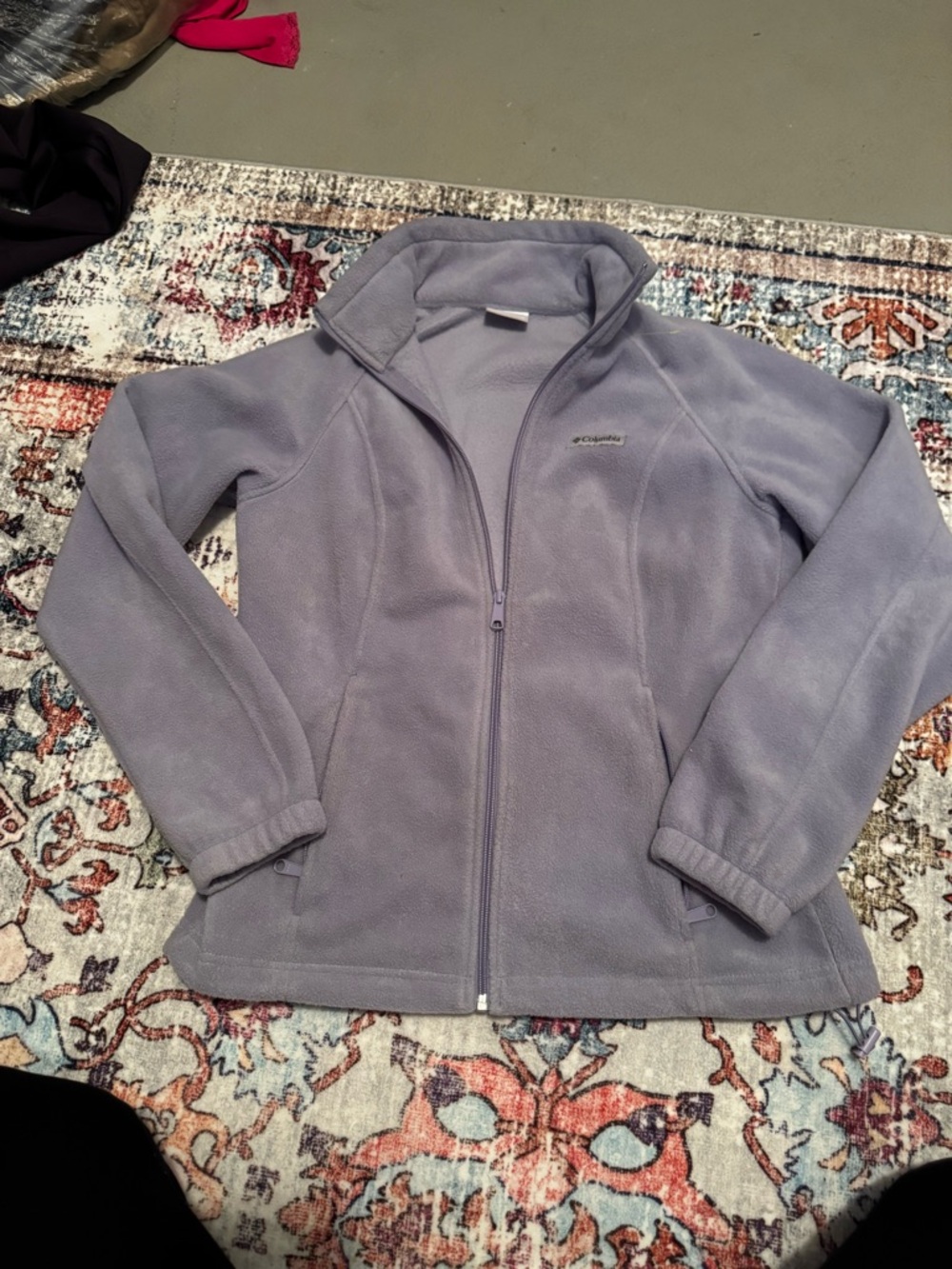 Columbia Lavender Fleece Full-Zip Jacket NWOT